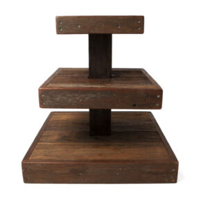 3 tier rustic stand