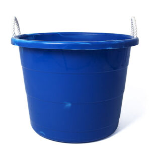 Utility bucket with rope handles- great for ice and drinks