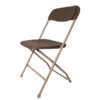 Basic brown folding chair