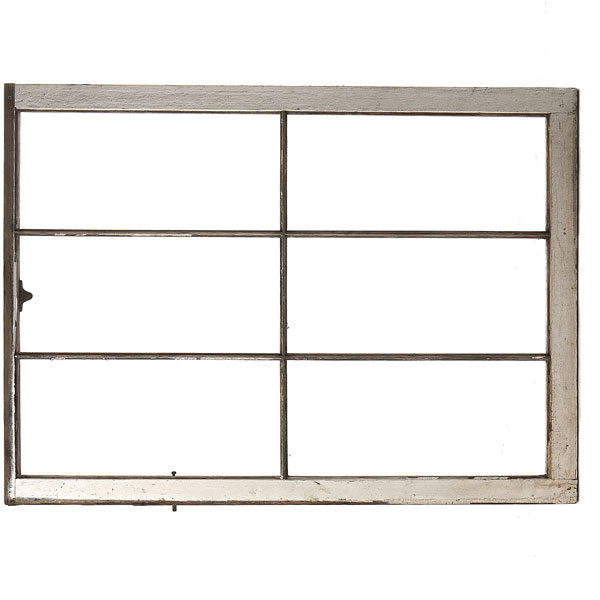 Rustic window frame no glass