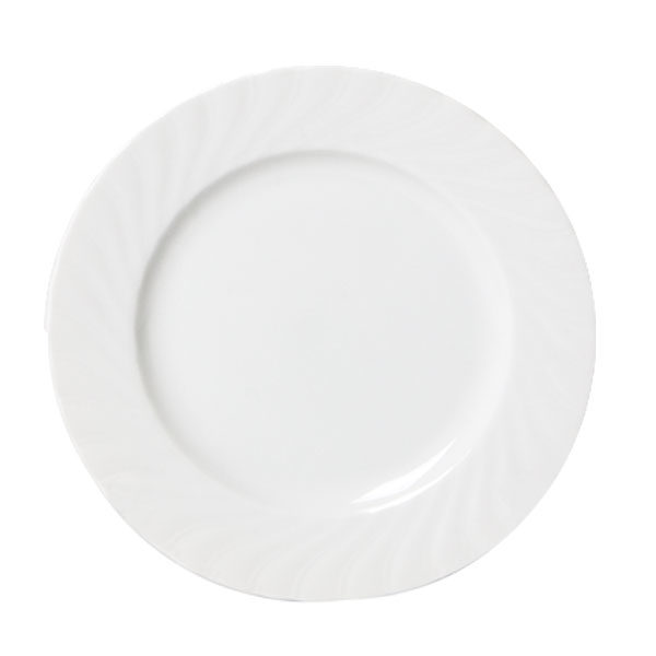 White Regina China Entree Plate