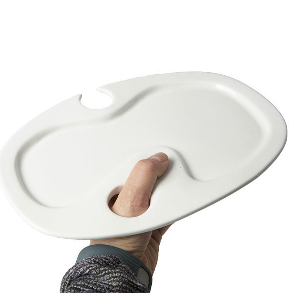 Rectangle cater plate and glass holder