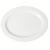 white oval platter