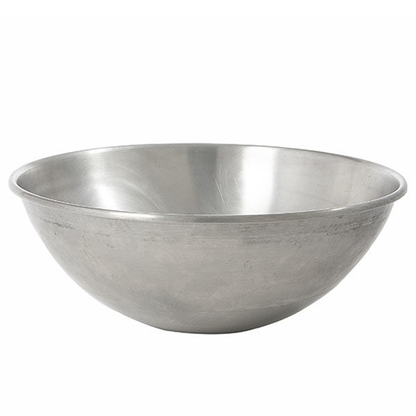 Extra large stainless serving bowl