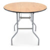 36 inch round plywood folding banquet table