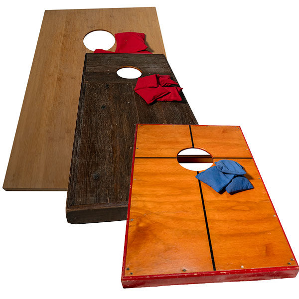 Corn hole- bean bag toss outdoor game in 3 styles