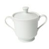white china sugar bowl