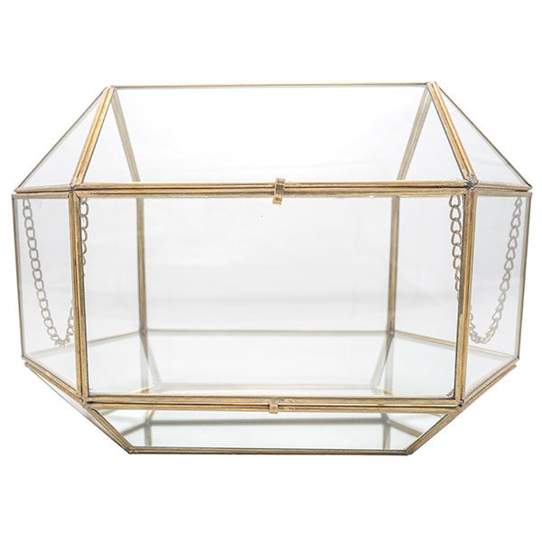 Gold Rimmed glass box