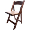 Fruitwood folding chairs