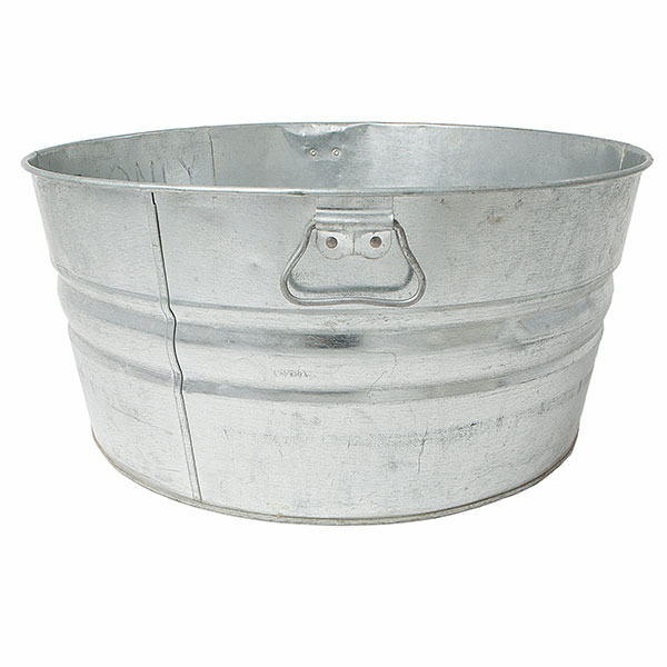 Round Metal Wash Tub Sierra Al, Galvanized Round Tub